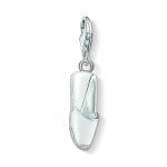 Thomas Sabo Fehér papucscipő ezüst charm tűzzománccal 1351-007-14