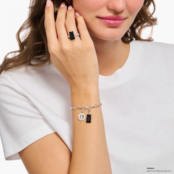Thomas Sabo Fekete Haribo gumi maci charm 2194-017-11