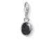 Thomas Sabo Fekete kő ezüst charm 1669-643-11
