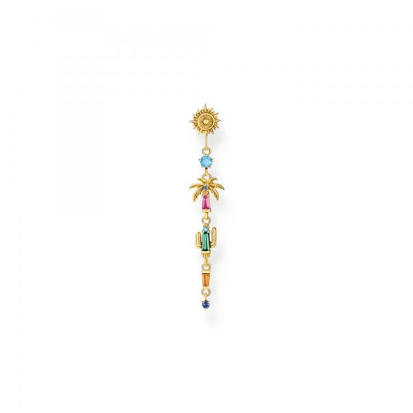 Thomas Sabo Fél pár aranyozott ezüst nyári fülbevaló H2286-488-7