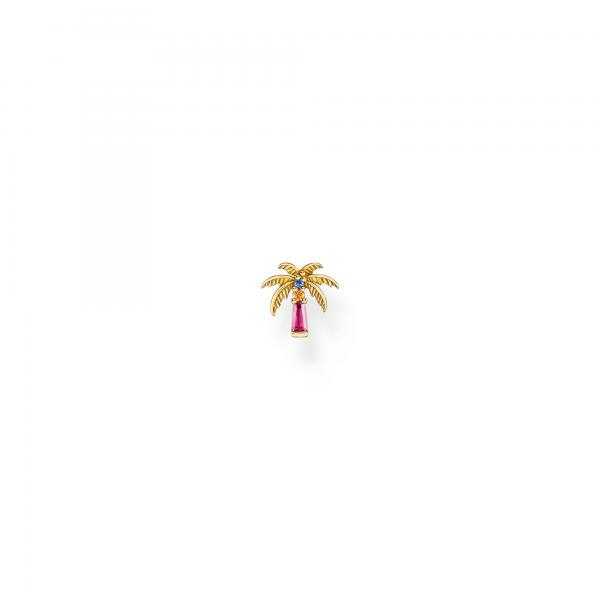 Thomas Sabo Fél pár aranyozott ezüst pálmafa fülbevaló H2285-488-7