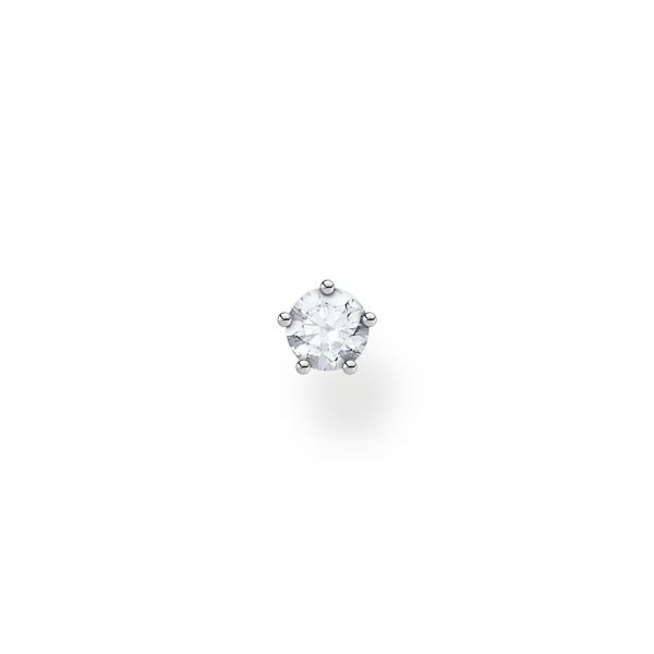 Thomas Sabo Fél pár cirkónia fülbevaló karmos ezüst foglalatban H2135-051-14