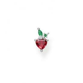 Thomas Sabo Fél pár eper formájú ezüst fülbevaló színes kövekkel H2193-699-7