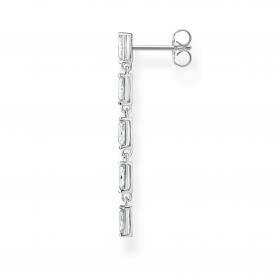 Thomas Sabo Fél pár ezüst függő fülbevaló négyzetekkel H2184-051-14