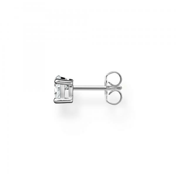 Thomas Sabo Fél pár ezüst fülbevaló szív alakú cirkóniával H2234-051-14