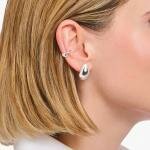 Thomas Sabo Fél pár ezüst fülgyűrű szívvel EC0028-001-21