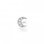 Thomas Sabo Fél pár ezüst hold fülbevaló cirkóniával H2133-051-14