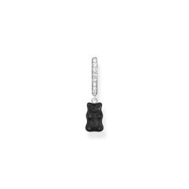 Thomas Sabo Fél pár ezüst karika fülbevaló fekete Haribo gumi macival CR726-052-11