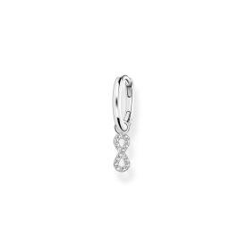 Thomas Sabo Fél pár ezüst karika fülbevaló végtelennel CR704-051-14