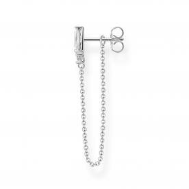 Thomas Sabo Fél pár ezüst négyzet és kör függő fülbevaló H2183-051-14
