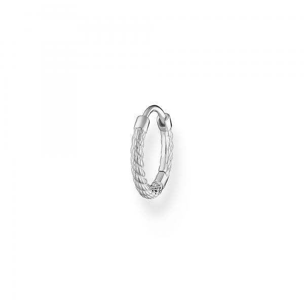 Thomas Sabo Fél pár fonott karika ezüst fülbevaló CR694-001-21