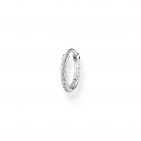 Thomas Sabo Fél pár fonott karika ezüst fülbevaló CR694-001-21