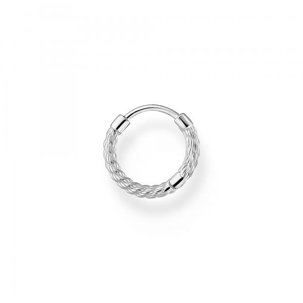 Thomas Sabo Fél pár fonott karika ezüst fülbevaló CR694-001-21