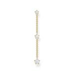 Thomas Sabo Fél pár függő aranyozott ezüst fülbevaló cirkóniával H2150-414-14