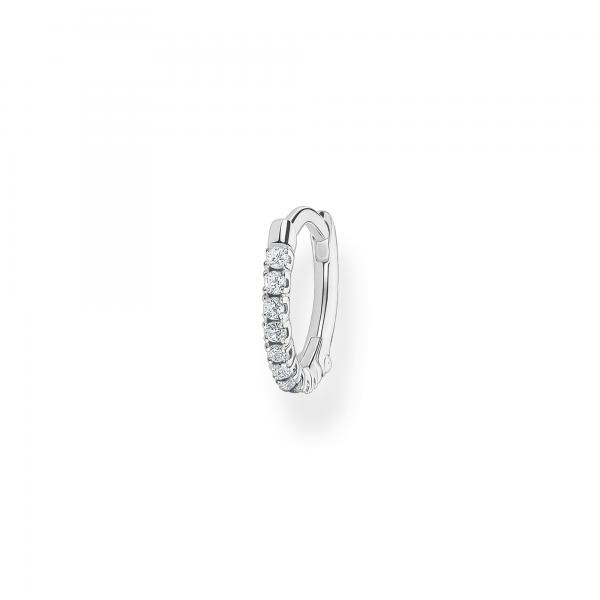 Thomas Sabo Fél pár mini ezüst karika fülbevaló cirkóniával CR658-051-14