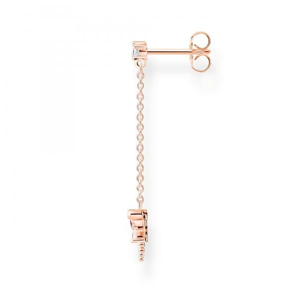 Thomas Sabo Fél pár rozé szitakötő függő fülbevaló H2187-321-7