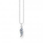 Thomas Sabo Főnix szárny ezüst nyaklánc kék kővel KE2168-644-1-L45v