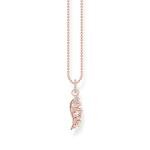 Thomas Sabo Főnix szárny rozé nyaklánc rózsaszín kővel KE2168-323-9-L45v