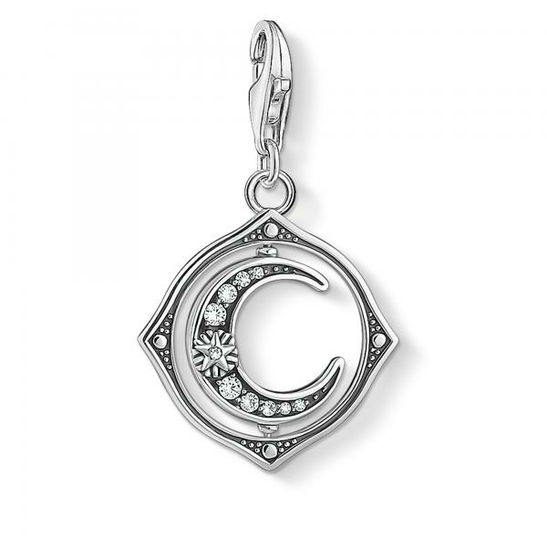 Thomas Sabo Forgó hold ezüst charm cirkóniával 1854-051-14