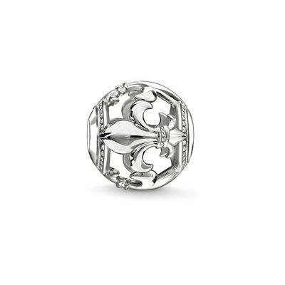 Thomas Sabo Francia liliom feketített ezüst karma gyöngy K0236-637-12