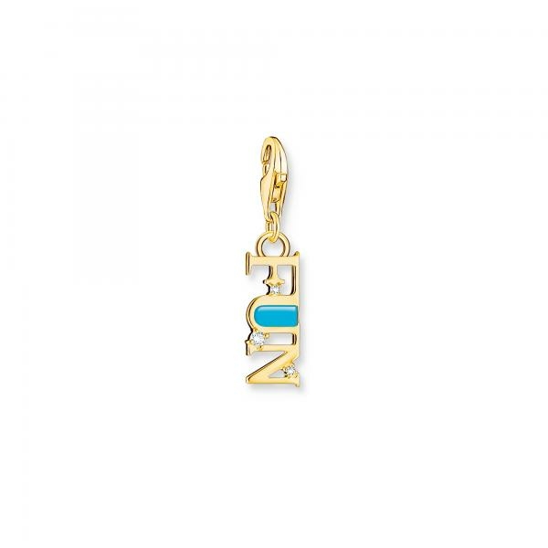 Thomas Sabo Fun arannyal bevont ezüst charm 2010-565-17