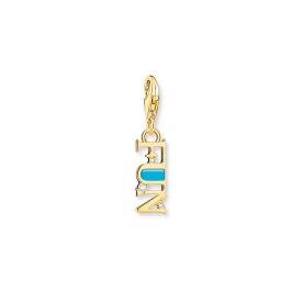 Thomas Sabo Fun arannyal bevont ezüst charm 2010-565-17