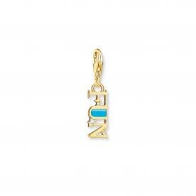 Thomas Sabo Fun arannyal bevont ezüst charm 2010-565-17
