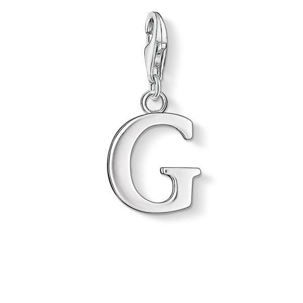 Thomas Sabo G betű ezüst charm 0181-001-12