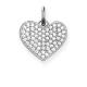 Thomas Sabo Gravírozható ezüst szív medál cirkóniával LBPE0022-051-14