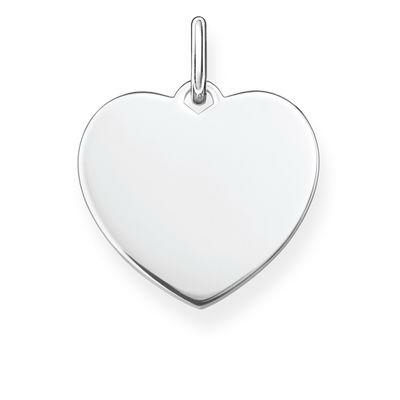 Thomas Sabo Gravírozható ezüst szív medál LBPE0017-001-12