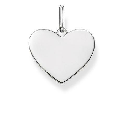 Thomas Sabo Gravírozható szív ezüst medál LBPE0002-001-12