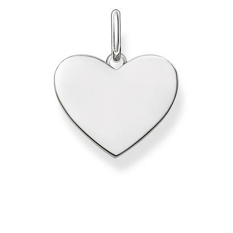 Thomas Sabo Gravírozható szív ezüst medál LBPE0002-001-12