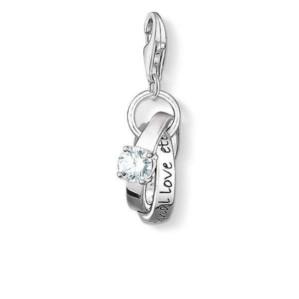 Thomas Sabo Gyűrű ezüst charm cirkóniával 0673-051-14