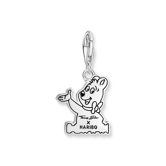 Thomas Sabo Haribo gumi maci embléma ezüst charm 2180-664-7