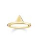 Thomas Sabo Háromszög ezüst gyűrű 18K arany bevonattal 