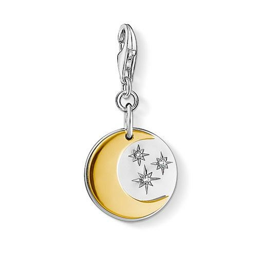 Thomas Sabo Hold és csillagok ezüst charm 1444-414-39