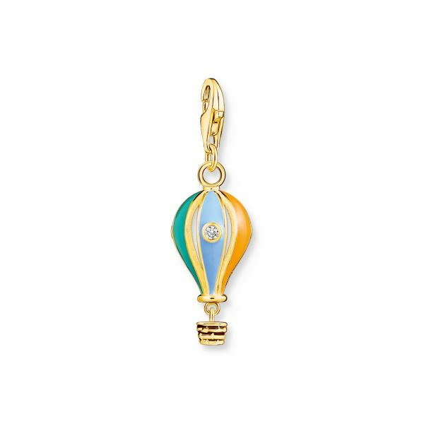 Thomas Sabo Hőlégballon színes aranyozott ezüst charm 1922-565-7