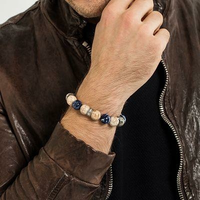 Thomas Sabo Jáspis szodalit POWER karkötő 