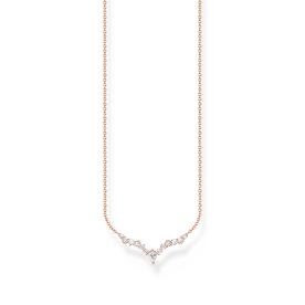 Thomas Sabo Jégkristály rozé nyaklánc cirkóniával KE2172-416-14-L45v