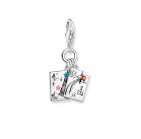 Thomas Sabo Karácsonyi képeslap ezüst charm 2061-691-7