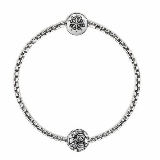 Thomas Sabo Karkötő szett koponyás Karma Beads gyönggyel TKM021