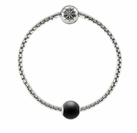 Thomas Sabo Karkötő szett matt obszidián karma gyönggyel TKM025