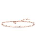 Thomas Sabo Karma kerék rozé karkötő KA0005-415-40-L19
