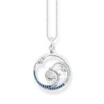 Thomas Sabo Kék hullám ezüst nyaklánc KE2143-644-1-L45v