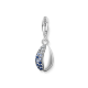 Thomas Sabo Kék köves kauri kagyló ezüst charm 1894-945-7