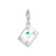 Thomas Sabo Kék lemezjátszó ezüst charm 2217-041-7