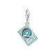 Thomas Sabo Kék lemezjátszó ezüst charm 2217-041-7