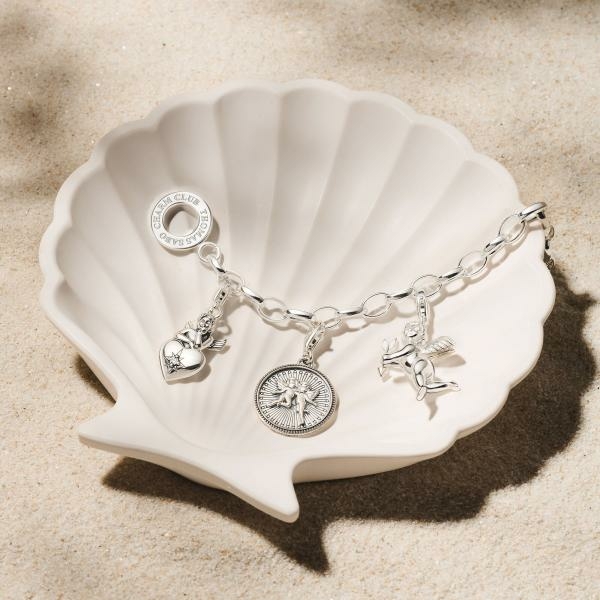 Thomas Sabo Két angyal ezüst charm 1734-637-21