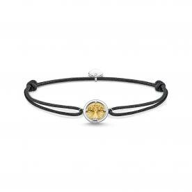 Thomas Sabo Kéttónusú családfa állítható textil karkötő LS132-543-7-L22