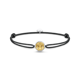 Thomas Sabo Kéttónusú kétoldalú családfa állítható textil karkötő LS134-848-7-L22